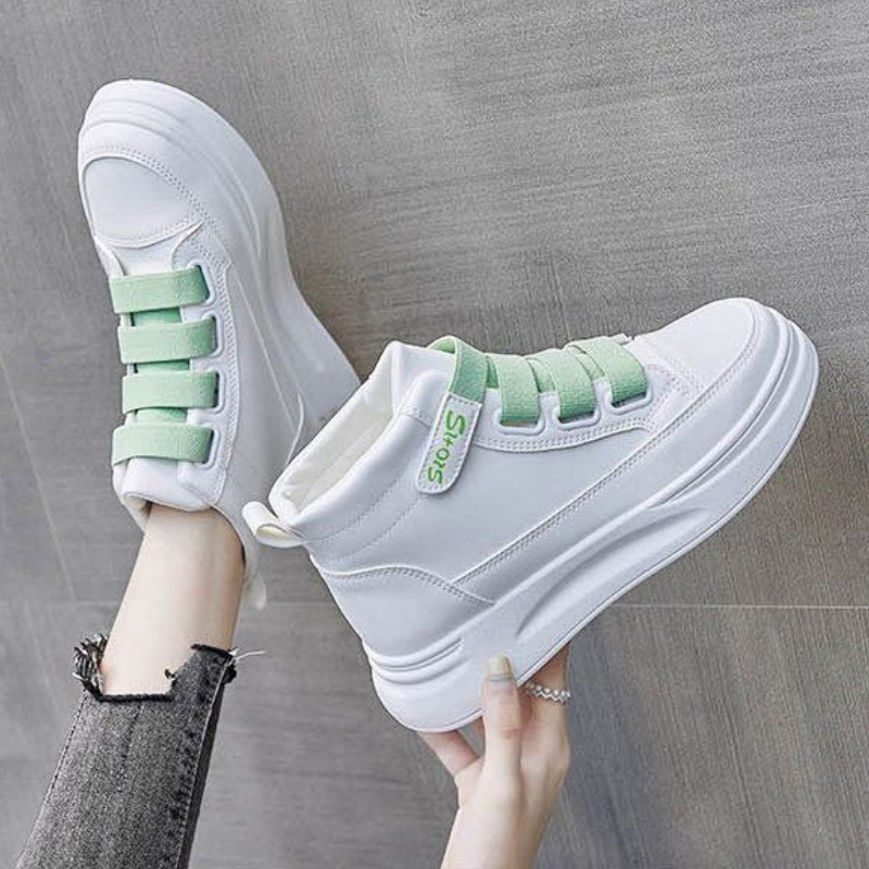 Women Shoes Must Have - أحذية رياضية بيضاء عالية الجودة متعددة