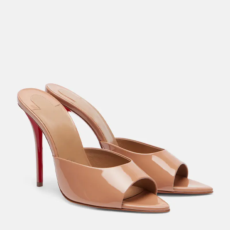 Ankle Strap Heels - أحذية نسائية جديدة مفتوحة من الأمام