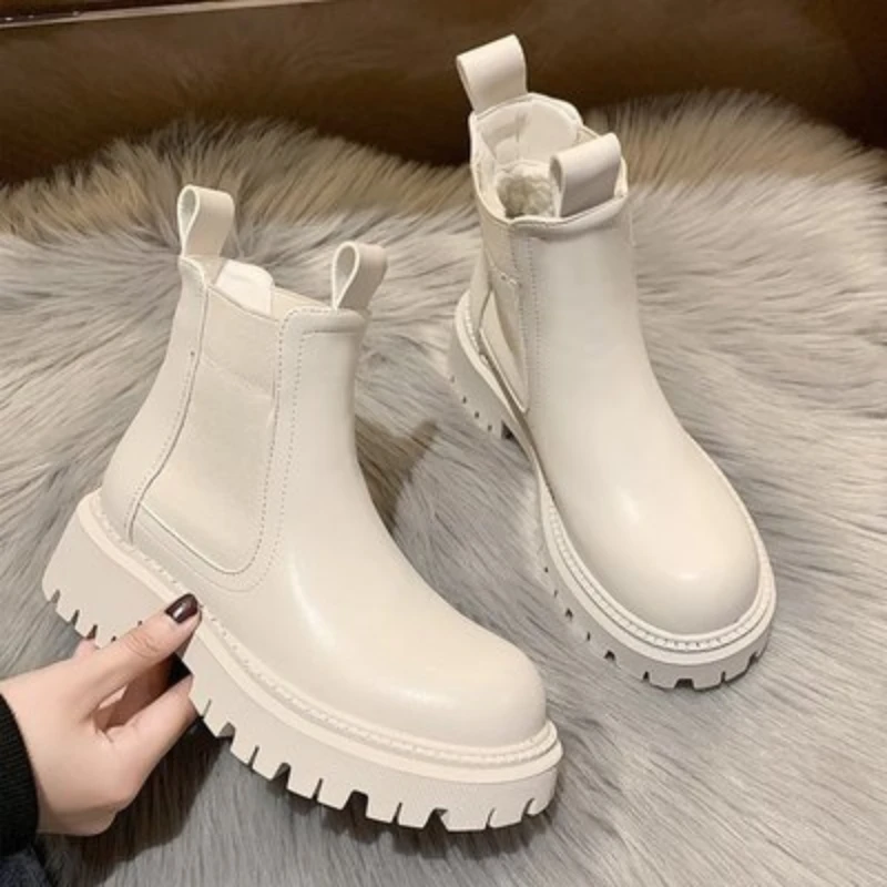 Women Shoes Types - جديد الخريف الشتاء تشيلسي أحذية النساء