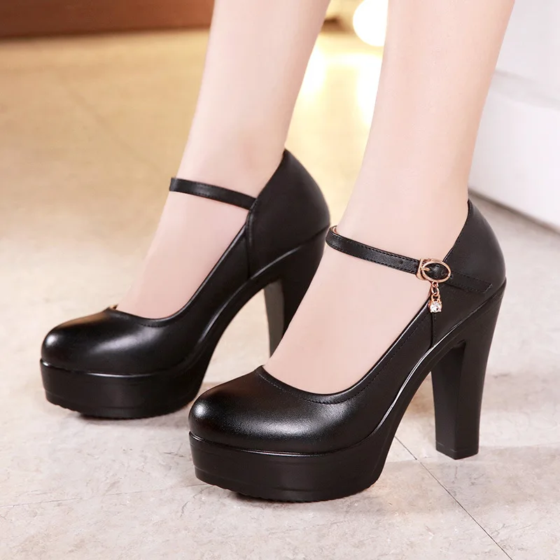 أحذية نسائية بكعب عالٍ سميك 8- - مراجعة Women'S Shoes Red Bottoms وسعره