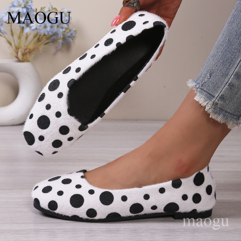 حذاء نسائي مسطح من الفرو المنق - مراجعة Loafer Flat Women وسعره