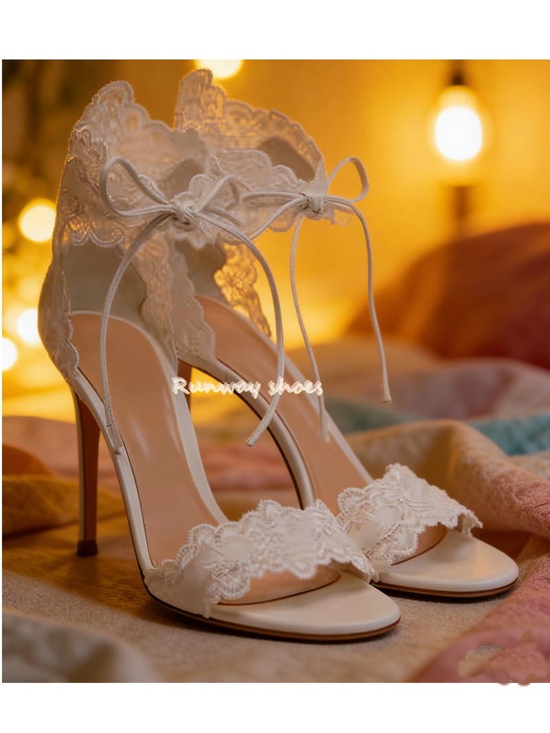 أحذية زفاف بيضاء فاخرة مصنوعة  - مراجعة Gladiator Sandal Women وسعره