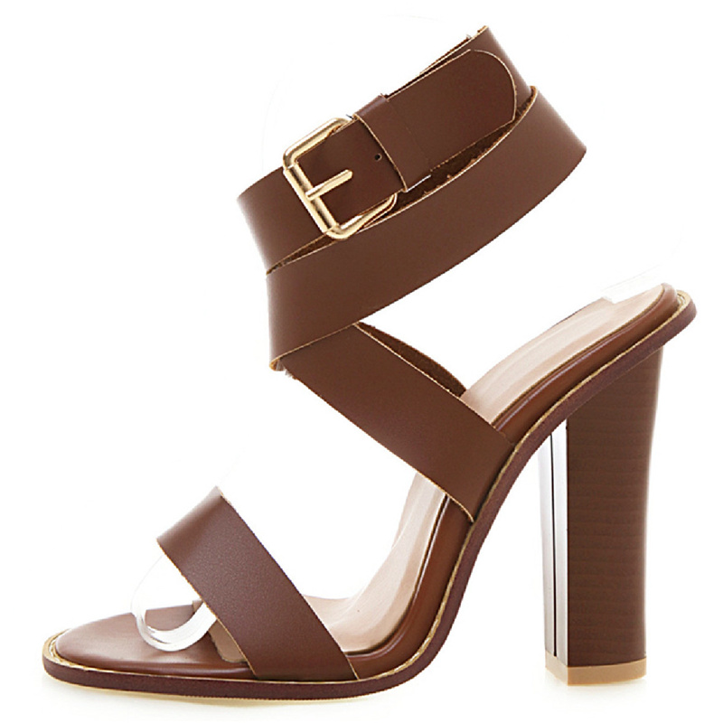 المرأة صنادل طراز جلاديتور عال - مراجعة Ankle Strap Heels وسعره