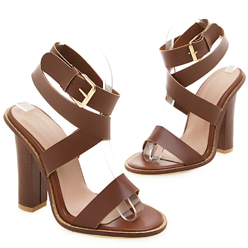 المرأة صنادل طراز جلاديتور عال - مراجعة Ankle Strap Heels وسعره