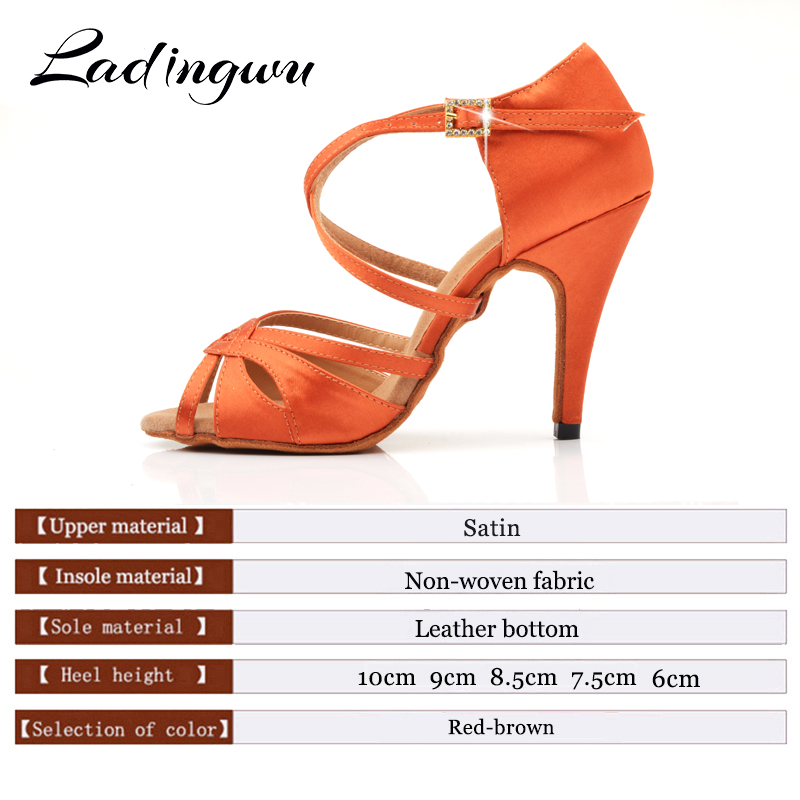 Ladingwu المرأة الأحمر والبني  - مراجعة Women'S Shoes Z وسعره
