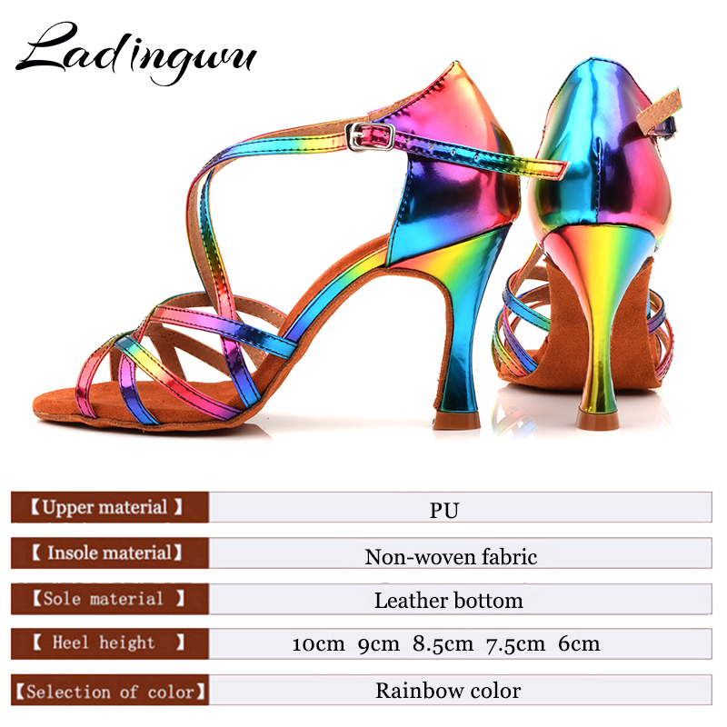 Ladingwu المرأة قوس قزح اللون  - مراجعة Women'S Shoes Z وسعره