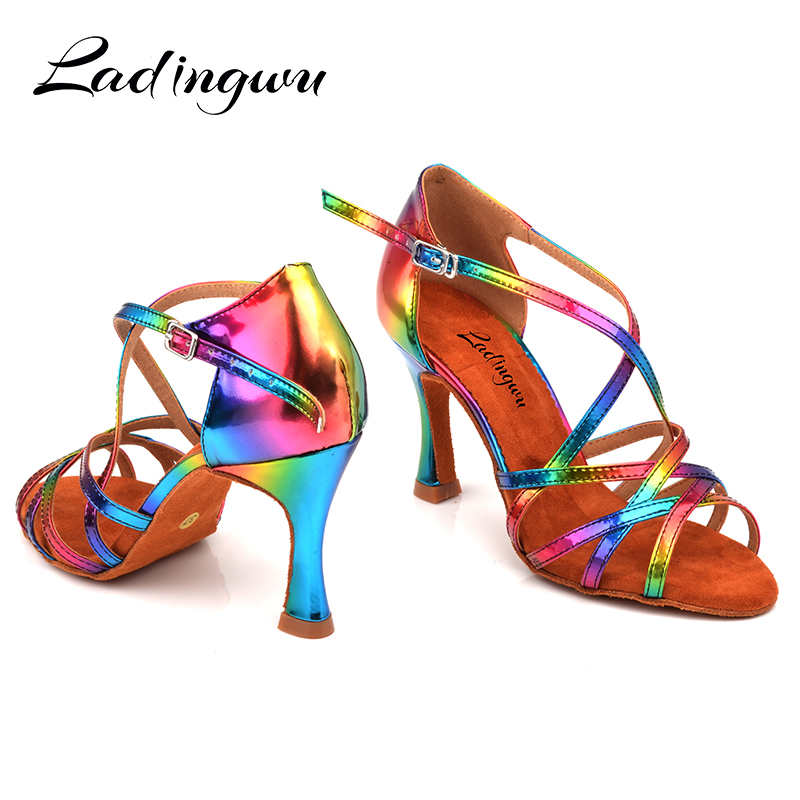 Ladingwu المرأة قوس قزح اللون  - مراجعة Women'S Shoes Z وسعره