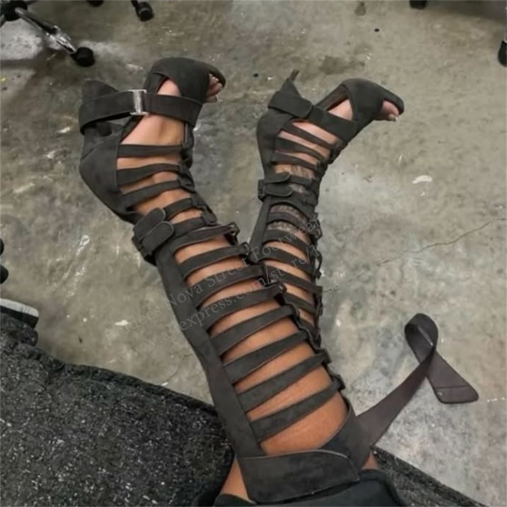 صندل طويل عصري جديد صيف 2026 ب - مراجعة Gladiator Sandal Women وسعره