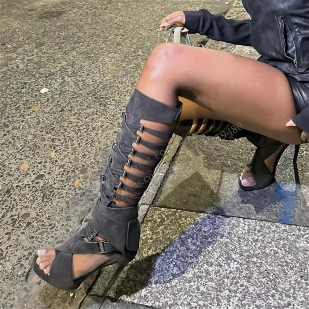 صندل طويل عصري جديد صيف 2026 ب - مراجعة Gladiator Sandal Women وسعره