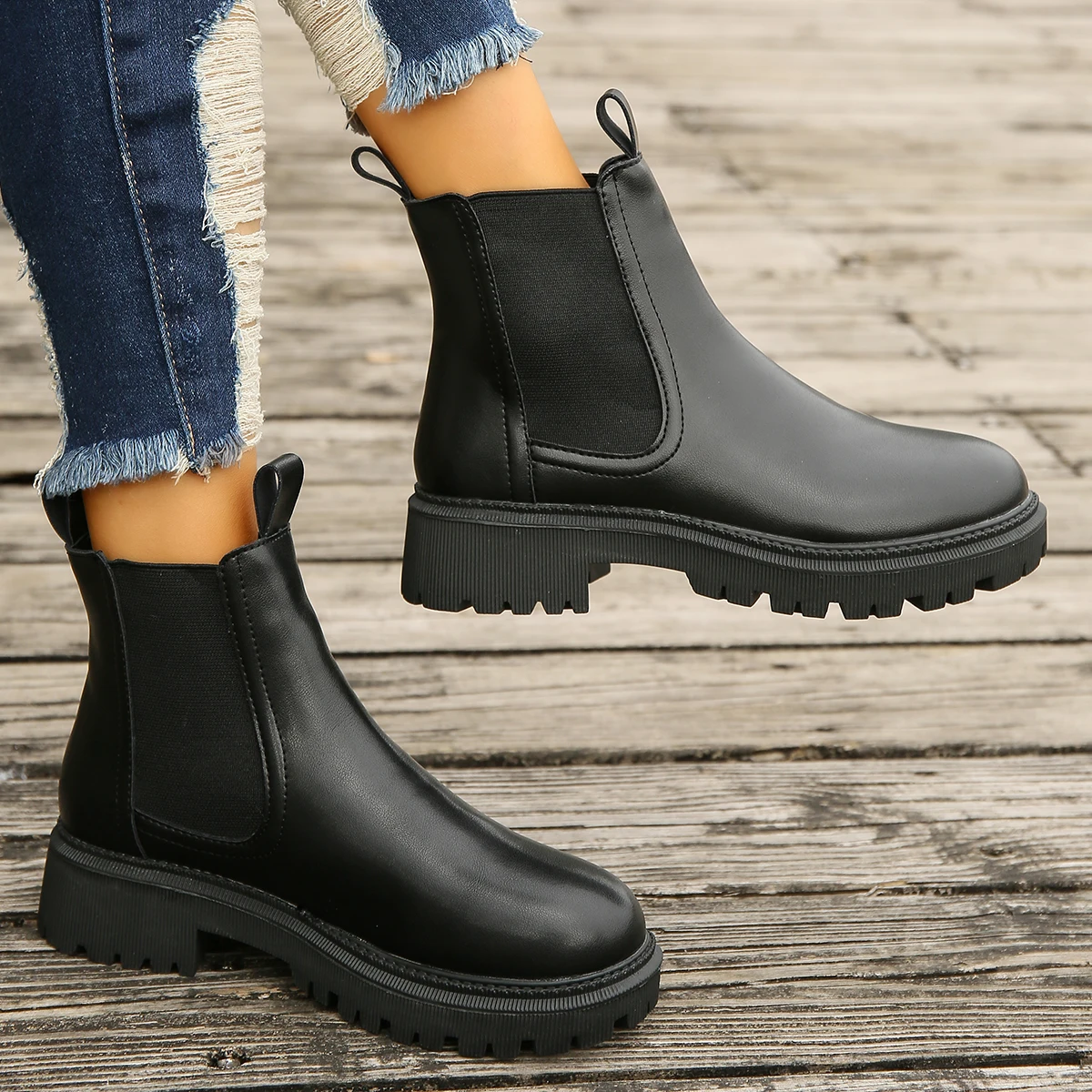 جديد الخريف الشتاء تشيلسي أحذي - مراجعة Women Shoes Types وسعره