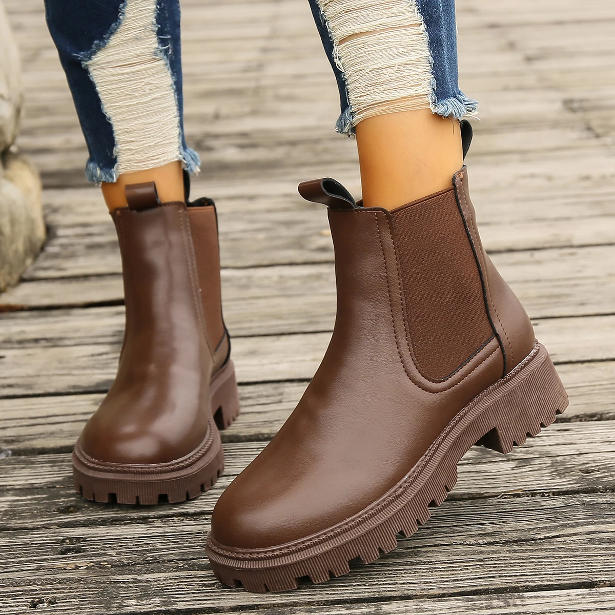 جديد الخريف الشتاء تشيلسي أحذي - مراجعة Women Shoes Types وسعره