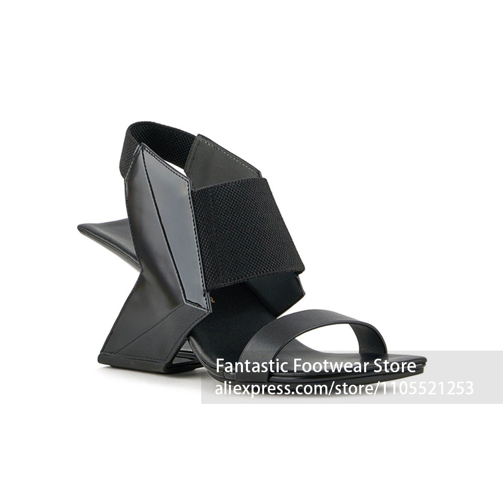 صنادل متعددة الألوان بتصميم غي - مراجعة Ankle Strap Heels وسعره
