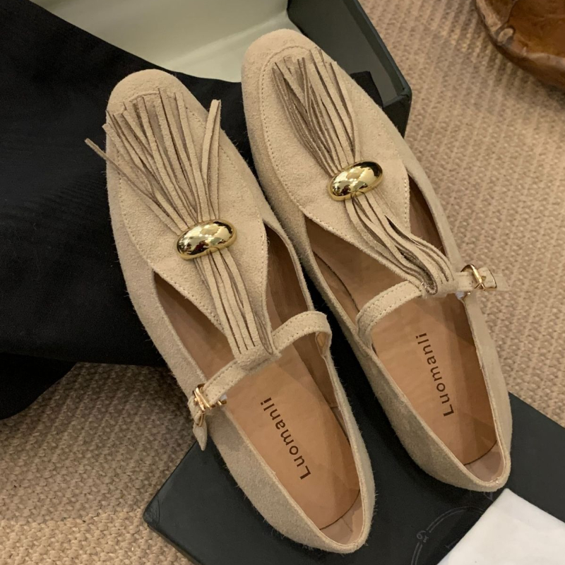 فو الجلد المدبوغ T-نوع الشقق ا - مراجعة Women Shoes Types وسعره